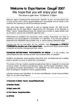 Cover Community News 2007 Programme