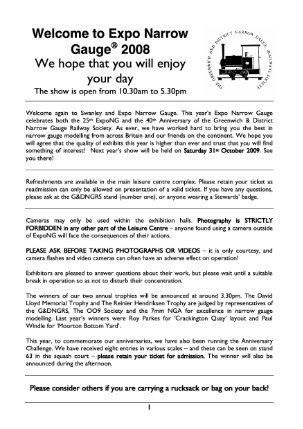 Cover Community News 2008 Programme
