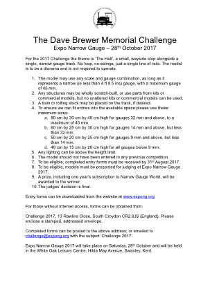 Cover Community News 2017 Dave Brewer Memorial Challenge